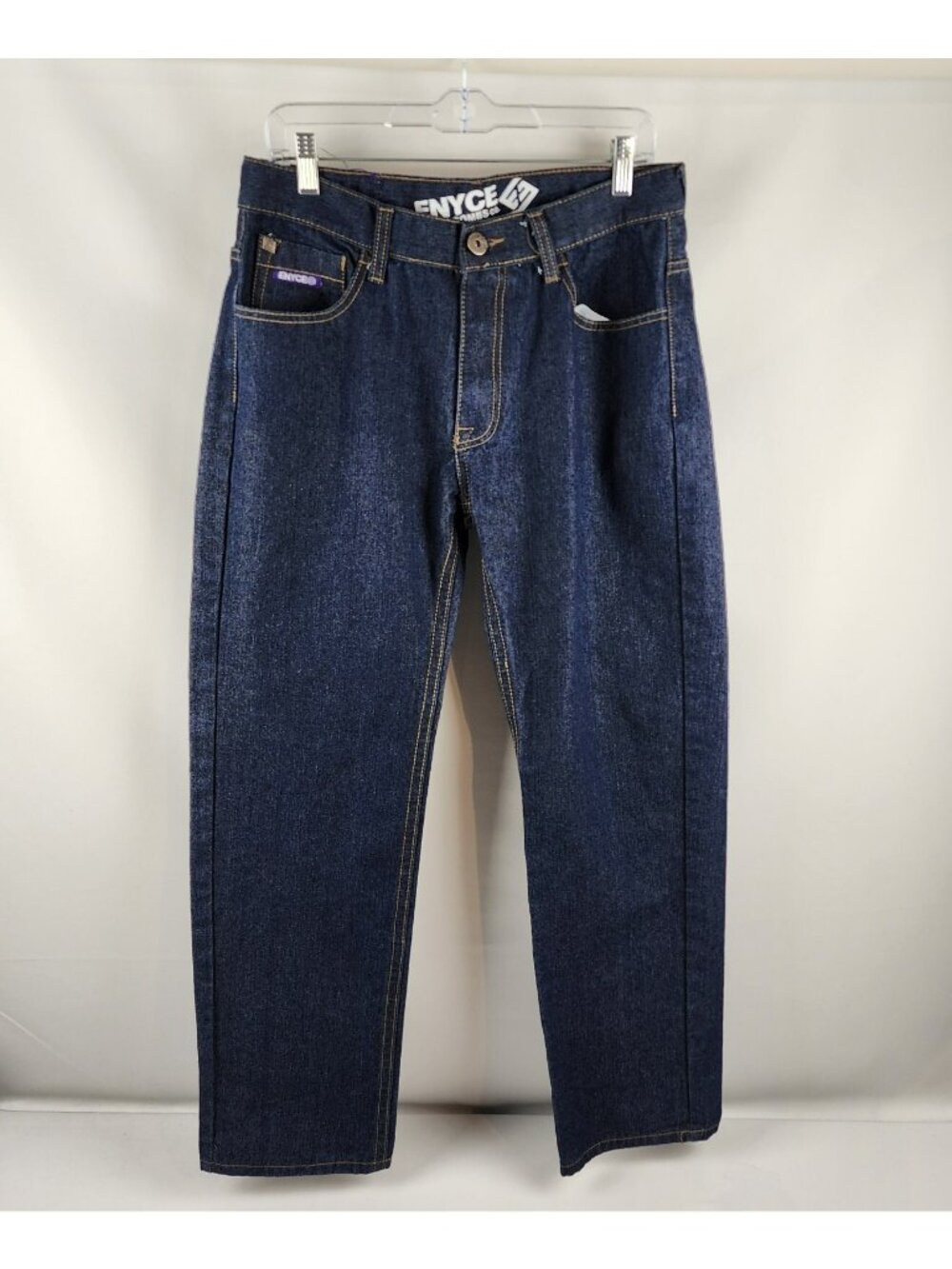 Enyce Sean Combs Jeans Mens 34x31 Blue Hip Hop Y2K Dark Wash Denim